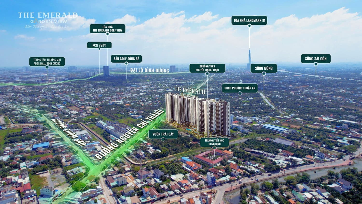 Xung Quanh Của The Emerald Garden View